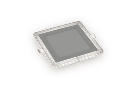 Светильник Gauss Bubbles кв12+4W, 1200lm 3000K 180-265V IP20 монт ?170 192*192*31мм 3 реж LED 1/20 BL324