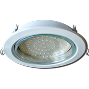 Светильник Ecola GX70-H5   белый встр. без рефл. 53x151 (кd135) FW70H5ECB-1