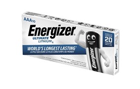 Батарейки ENERGIZER Ultimate Lithium R03/ААА L92 10BL (блистер 10шт) 7638900343533