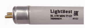 Лампа инсектицидная в пленке в ловушки для насекомых LightBest BL 15W MINI T5 G5 355-385nm 700909026