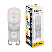 Лампа LED LB-430 (5W) 230V G9 2700K 16x47mm FERON 25636-1