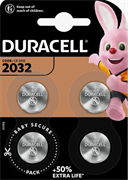 Элемент питания DURACELL CR2032 BL4 - Батарейка (блистер 4шт) 5000394071780