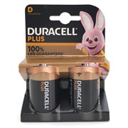 Батарейки Duracell LR20 2BL PLUS (блистер 2шт) 5000394141988