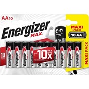 Батарейки Energizer Max LR06 E91 АА пальчиковые BL10 (блистер 10шт) Eco 7638900437775