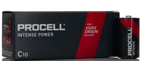 Батарейки Duracell PROCELL INTENSE LR14 10BL (блистер 10шт) 5000394136977