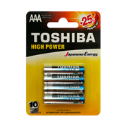 Батарейки мизинчиковые Toshiba LR03/ААА BL4 (блистер 4шт) 4904530592607