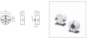 Патрон 48501 VS   G13 T8, T12 торцевой поворотный под M3 d35x14 с пружинами 101789