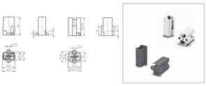 Патрон 33600 VS   G8.5  LCP T270° черный 502394