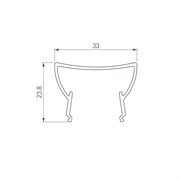 Экран ARH-WIDE-(B)-H20-2000 TPZ Clear-PM (Arlight, Пластик) 018820