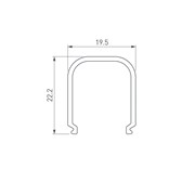Экран ARH-WIDE-(B)-H20-2000 RRC Frost-PM (Arlight, Пластик) 018872
