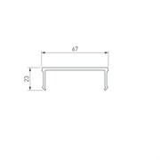 Экран SL-W68-2000 OPAL (arlight, Пластик) 019312