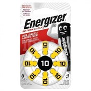 Батарейки для слуховых аппаратов ENERGIZER Hearing Air ZA10 BL8 - (блистер 8шт) 7638900425734