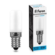 Лампа светодиодная FERON LB-10, для холодильника (капсульная), 2W 230V E14 6400К (дневной), рассеива 25988