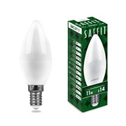Свеча Лампа светодиодная SAFFIT SBC3711, C37 ( ), 11W 230V E14 2700К (теплый белый), рассеиватель мато 55131