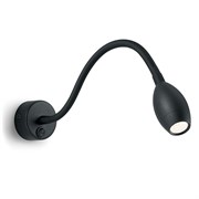 Подсветка настенная FERON AL7720 черный, 3W, 3700К (белый), 230V, 210Lm, корпус алюминий, IP20, 60*6 41229