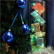 Гирлянда линейная от батареек FERON CL570, 20LED, (зеленый), статичная (постоянного свечения), 2м+0, 32366