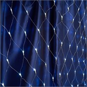 Гирлянда сеть FERON CL70, 160LED, 5000К (белый), настраивается контроллером, 1,5*1,5м+1,5м прозрачны 32356