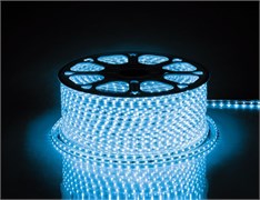 Лента светодиодная 220V FERON LS704, 60*SMD2835, 4,4W/m, IP65, (синий), в комплекте 2 сетевых шнура, 26242