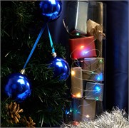 Гирлянда линейная от батареек FERON CL570, 20LED, (мультиколор), статичная (постоянного свечения), 2 32363