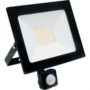 Светодиодный прожектор SAFFIT с выносным датчиком SFL80-50 IP65 50W 6400K черный  29524