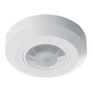 Датчик движения и освещенности 400W 8m  120°(гориз.) 360°(верт.) белый SEN17 41579