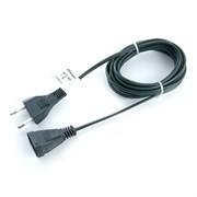 Сетевой шнур для гирлянд 5м, 2*0,5мм2, зеленый, DM305 41661