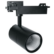 Светильник трековый светодиодный на шинопровод 40W, 3600 Lm, 4000К, 35 градусов, черный, AL103 со вс 41183