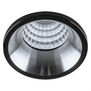 Светильник встраиваемый светодиодный 3W, 210Lm, 4000К, черный с хромом , LN003 32436
