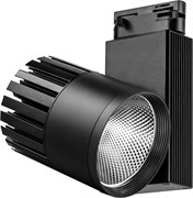 Светильник трековый светодиодный на шинопровод 40W, 3600 Lm, 4000К, 35 градусов, черный, AL105 со вс 29696