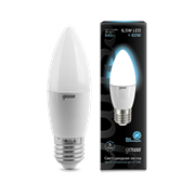 Лампа Gauss Свеча 6.5W 550lm 4100К E27 LED 1/10/100 103102207