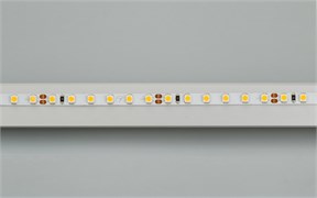 Светодиодная лента RT-A120-5mm 24V Warm3000 (9.6 W/m, IP20, 2835, 5m) (Arlight, узкая) 024105(2)