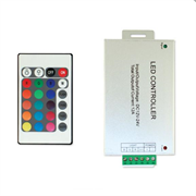 Контроллер для светодиодной ленты RGB 144W 12А  пульт упр. цв.  24 кнопки PC201111025