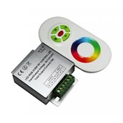 Контроллер для RGB 144W 12А с сенсорным пультом управления цветом (белый) PC201013144