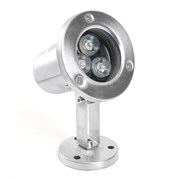 Прожектор светодиодный стационарный , 80*80*130mm, IP68 3W 24V 6400К ,LL-822 48455