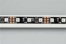 Лента SPI-5000-5060-60 12V Cx3 RGB-Auto (Black 10mm, 13.2W/m, IP20) (Arlight, Открытый, IP20) 024600(1)