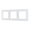 Рамка стеклянная FRM-GLARE-GS-3-WH (Arlight, -) 043799 - фото 103499