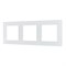 Рамка стеклянная FRM-GLARE-GS-3-WH (Arlight, -) 043799 - фото 103500
