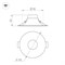Светильник MS-BLIZZARD-BUILT-R102-8W Warm3000 (WH, 100 deg, 230V) (Arlight, IP20 Металл, 3 года) 036578 - фото 104405