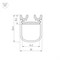 Профиль с экраном ALU-SQR-2000 ANOD+FROST (Arlight, Алюминий) 014866 - фото 104641