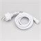 Шнур питания ARD-CLASSIC-ICEFALL-1.5M White (230V) (Ardecoled, Закрытый) 026106 - фото 105013