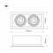 Светильник CL-KARDAN-S375x190-2x25W White6000 (WH-BK, 30 deg) (Arlight, IP20 Металл, 3 года) 028862 - фото 105676