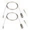Подвес ARL-2x2m Set SILVER (Pad 3x2mm) (Arlight, Металл) 040646 - фото 105831