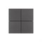 INTELLIGENT ARLIGHT Кнопочная панель KNX-304-23-IN Black (BUS, Frameless) (IARL, IP20 Металл, 2 года) 039663 - фото 105922