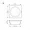 Светодиодный светильник LTM-S60x60WH-Frost 3W Warm White 110deg (Arlight, IP40 Металл, 3 года) 020765 - фото 108362