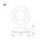Накладка ART-DECK-CAP-LID2-R65 (SL, STEEL) (Arlight, Металл) 045350 - фото 111550