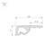Профиль STRETCH-CEIL-TEXTILE-2600 (Arlight, Пластик) 039517 - фото 112211