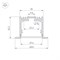 Профиль SL-LINIA49M-F-2000 BLACK (Arlight, Алюминий) 036513 - фото 113581