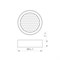Фильтр сетчатый с посадочным кольцом LGD-HONEYCOMB-RING-R85 (BK) (Arlight, Металл) 046764 - фото 114887