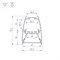 Профиль LINE-5075-U-HONEYCOMB-2000 BLACK (Arlight, Алюминий) 044885 - фото 115688