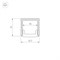 Профиль FANTOM-BENT-W12-SIDE-2000 ANOD (Arlight, Алюминий) 040326(1) - фото 116175